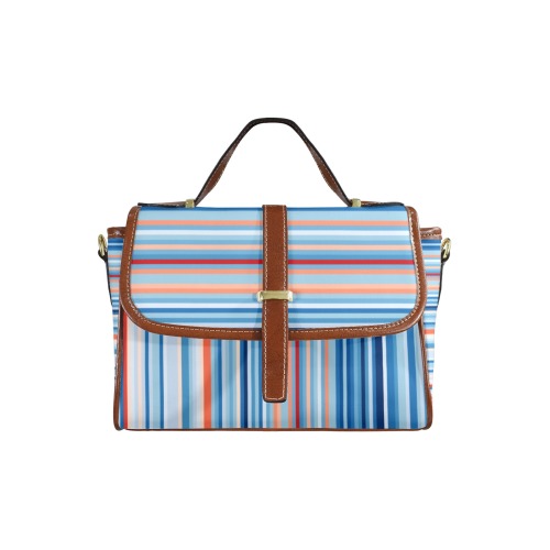 blue and coral stripe 2