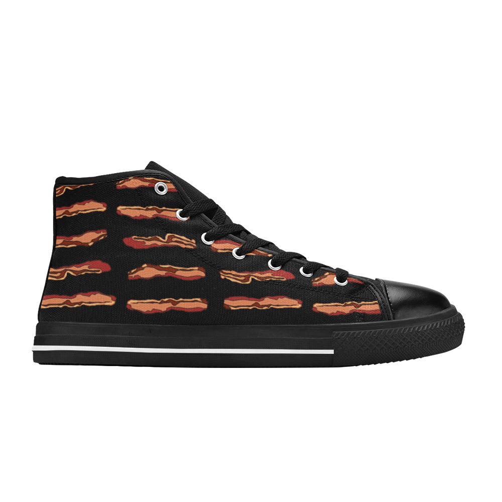 bacon lover Men’s Classic High Top Canvas Shoes (Model 017)