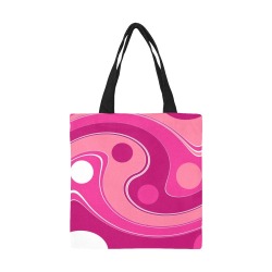 IN THE PINK-122 ALT All Over Print Canvas Tote Bag/Small (Model 1697)