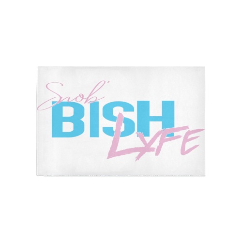 Snob-BISH-Lyfe-3 Area Rug 5'x3'3''