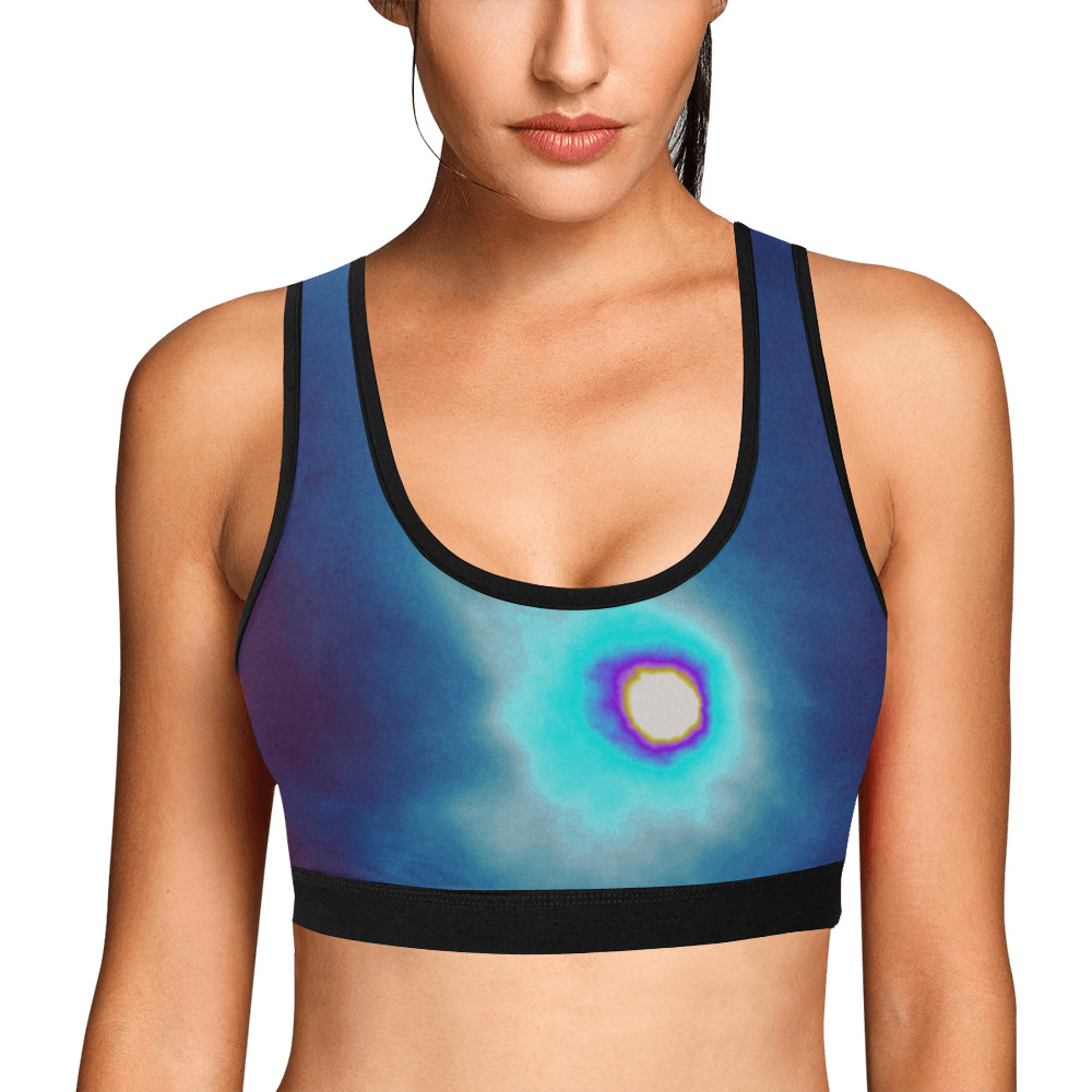 Dimensional Eclipse In The Multiverse 496222 Women's All Over Print Sports Bra (Model T52)