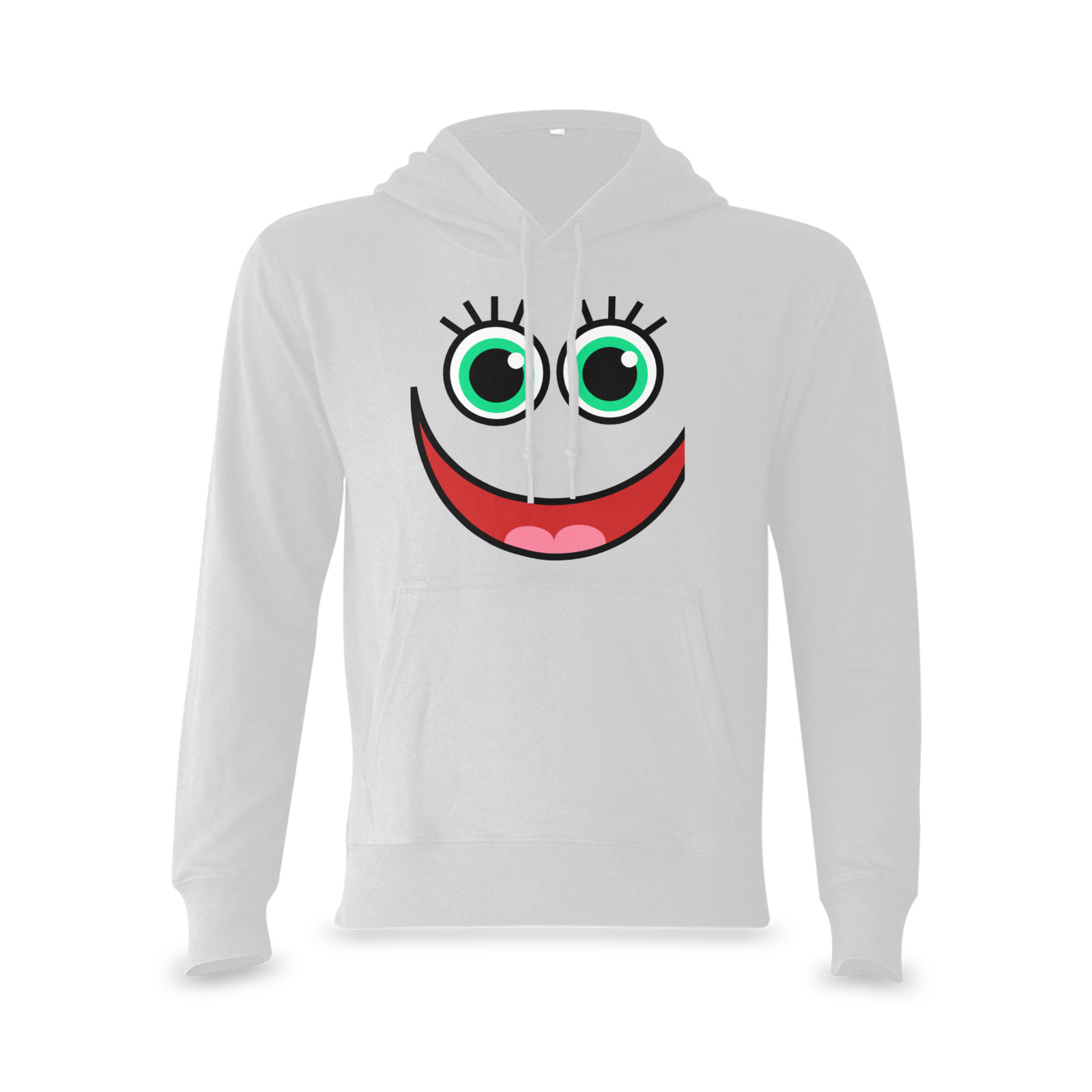 Don’t Worry Be Happy Cartoon Face Oceanus Hoodie Sweatshirt (NEW) (Model H03)