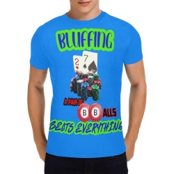 Poker 2 All Over Print T-Shirt for Men (USA Size) (Model T40)