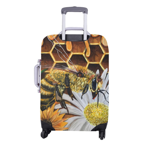 Busy Bee Luggage Cover/Medium 22"-25"