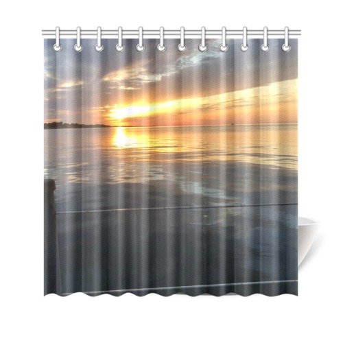 Pier Sunset Collection Shower Curtain 69"x70"