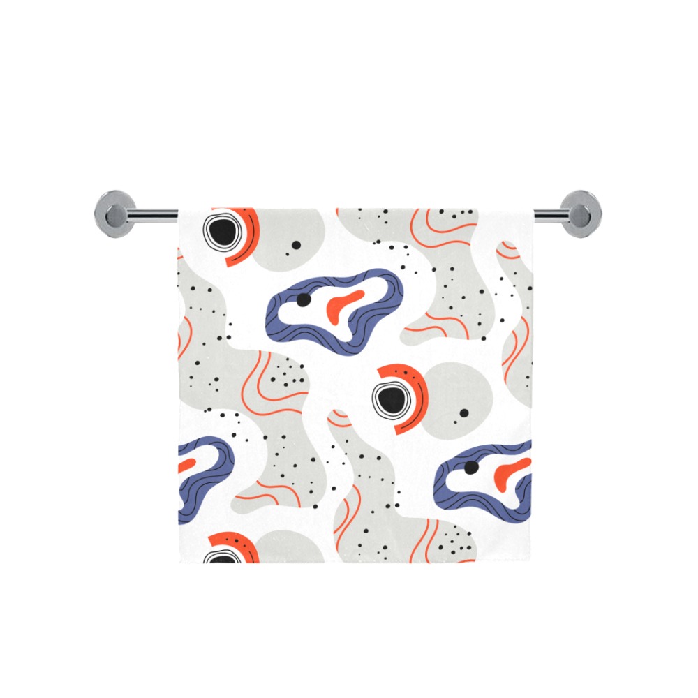 Elegant Abstract Mid Century Pattern Bath Towel 30"x56"