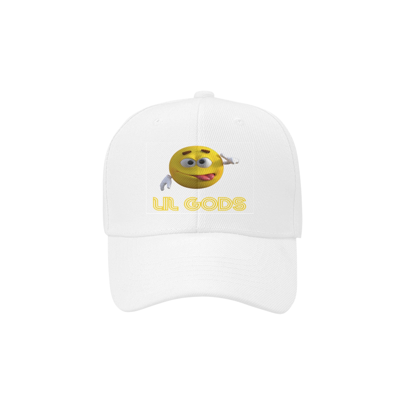 Lil Gods Face Logo Yellow Dad Cap