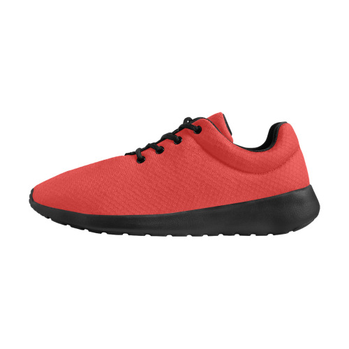 red Women's Athletic Shoes (Model 0200)