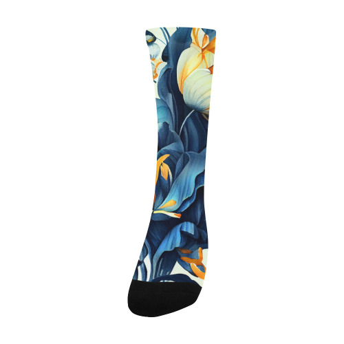 flowers botanic art (2) socks Men's Custom Socks