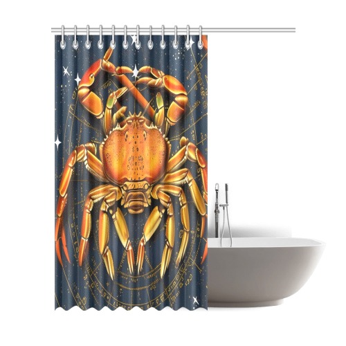 The Crab Shower Curtain 72"x84"