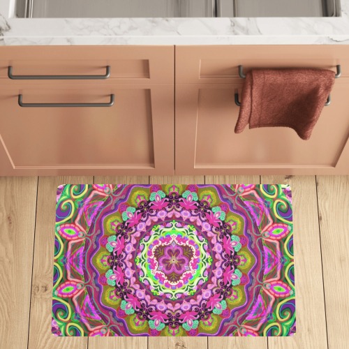 russian mandala 18 Kitchen Mat 32"x20"