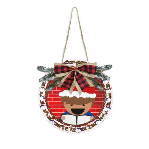 Christmas Caroler Christmas Door Hanger (11.8inch)