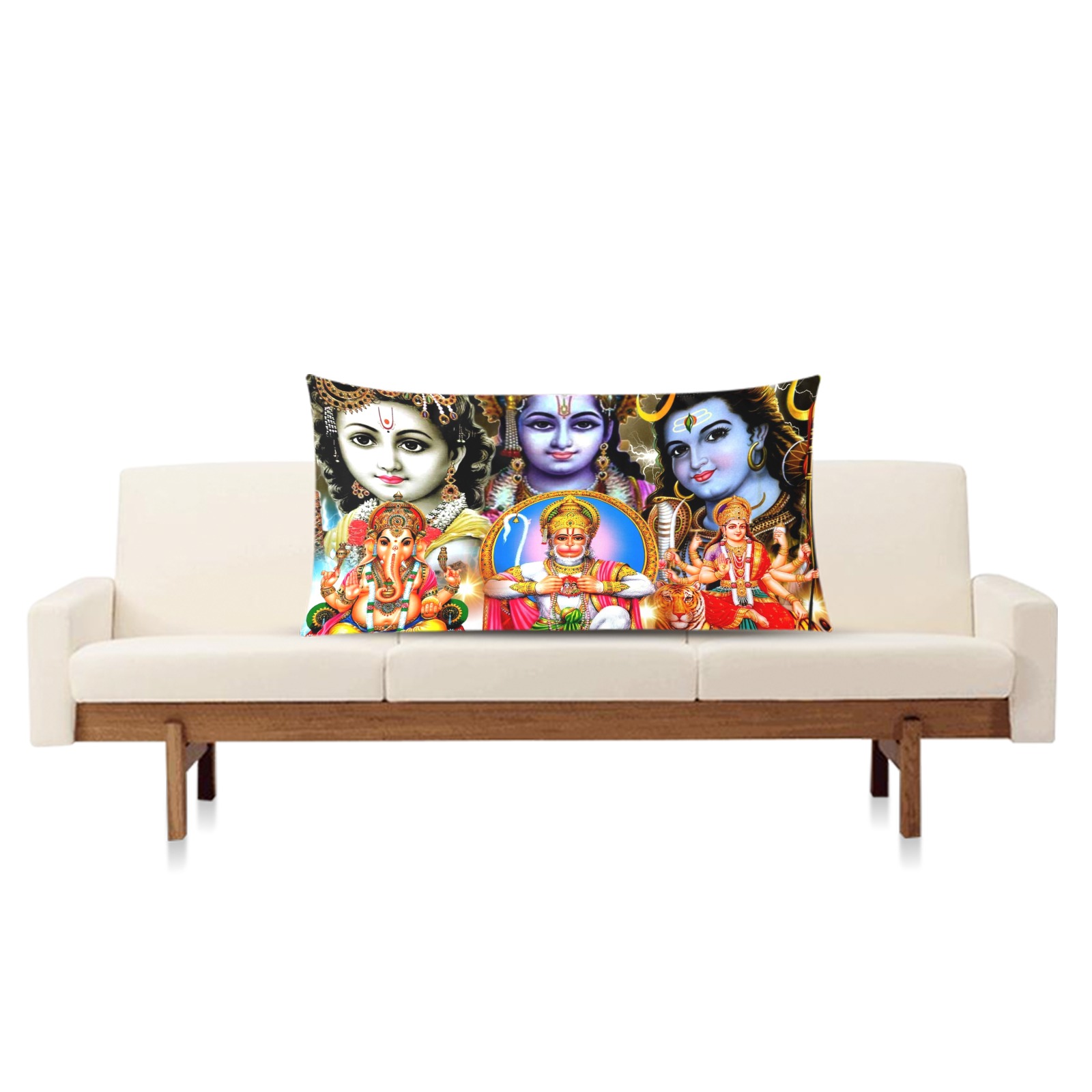 HINDUISM Rectangle Pillow Case 20"x36"(Twin Sides)