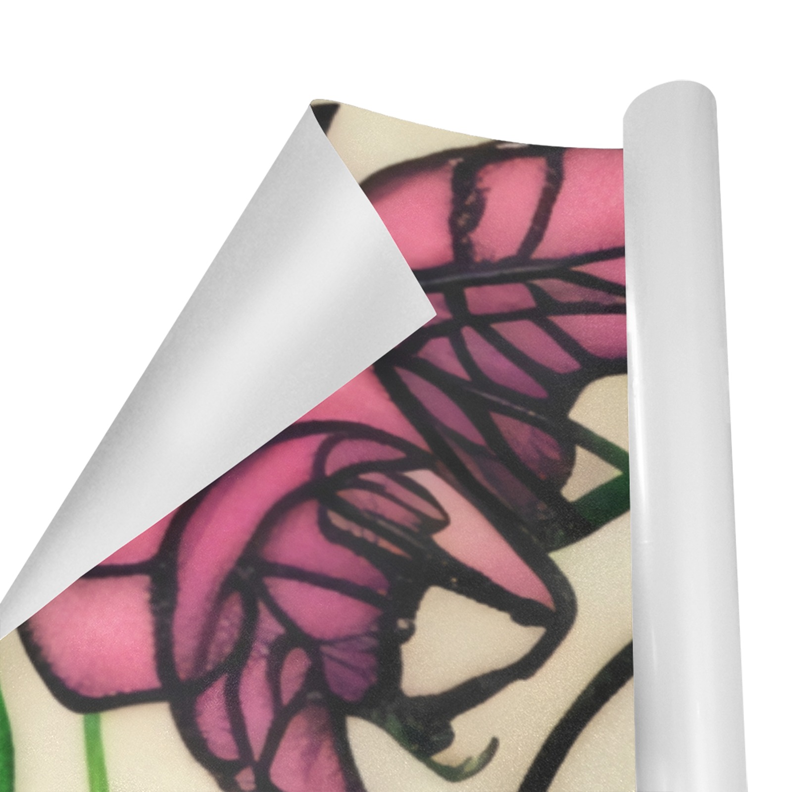 Swirling Roses Gift Wrapping Paper 58"x 23" (3 Rolls)