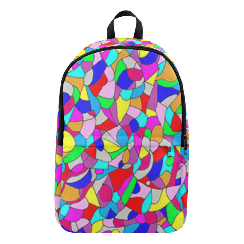 Abstract pebbles on a Beach Fabric Backpack for Adult (Model 1659)