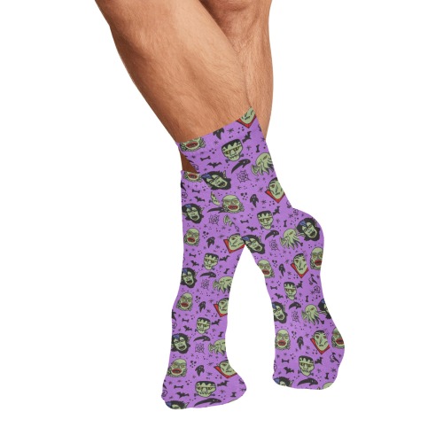 Pattern-Mostri calzini All Over Print Socks for Men