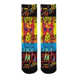 ZL.ANM.BLK.TOURQ Men's Custom Socks