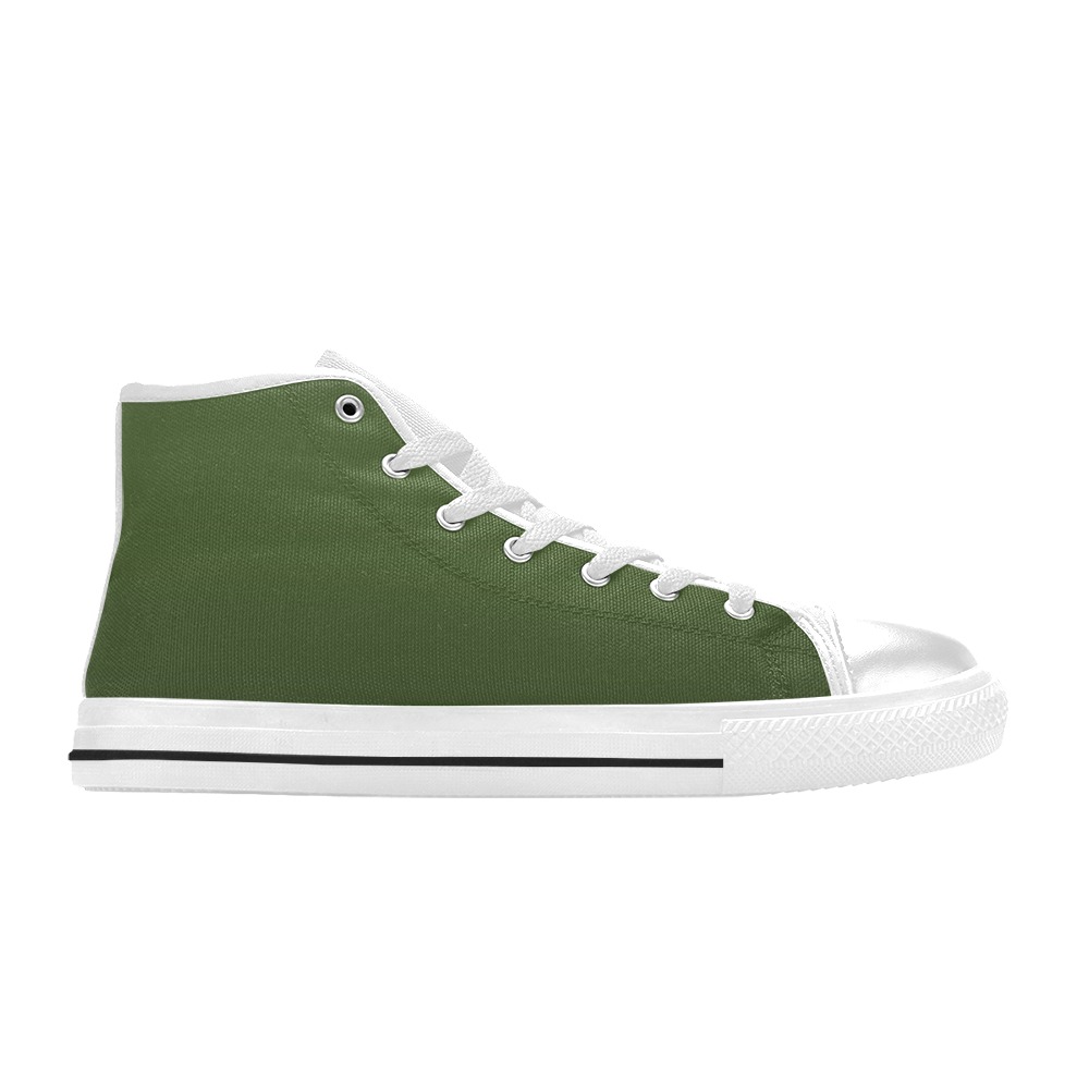 gr sp High Top Canvas Shoes for Kid (Model 017)