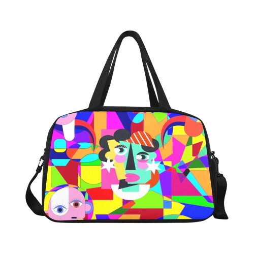 Art illustation Fitness Handbag (Model 1671)