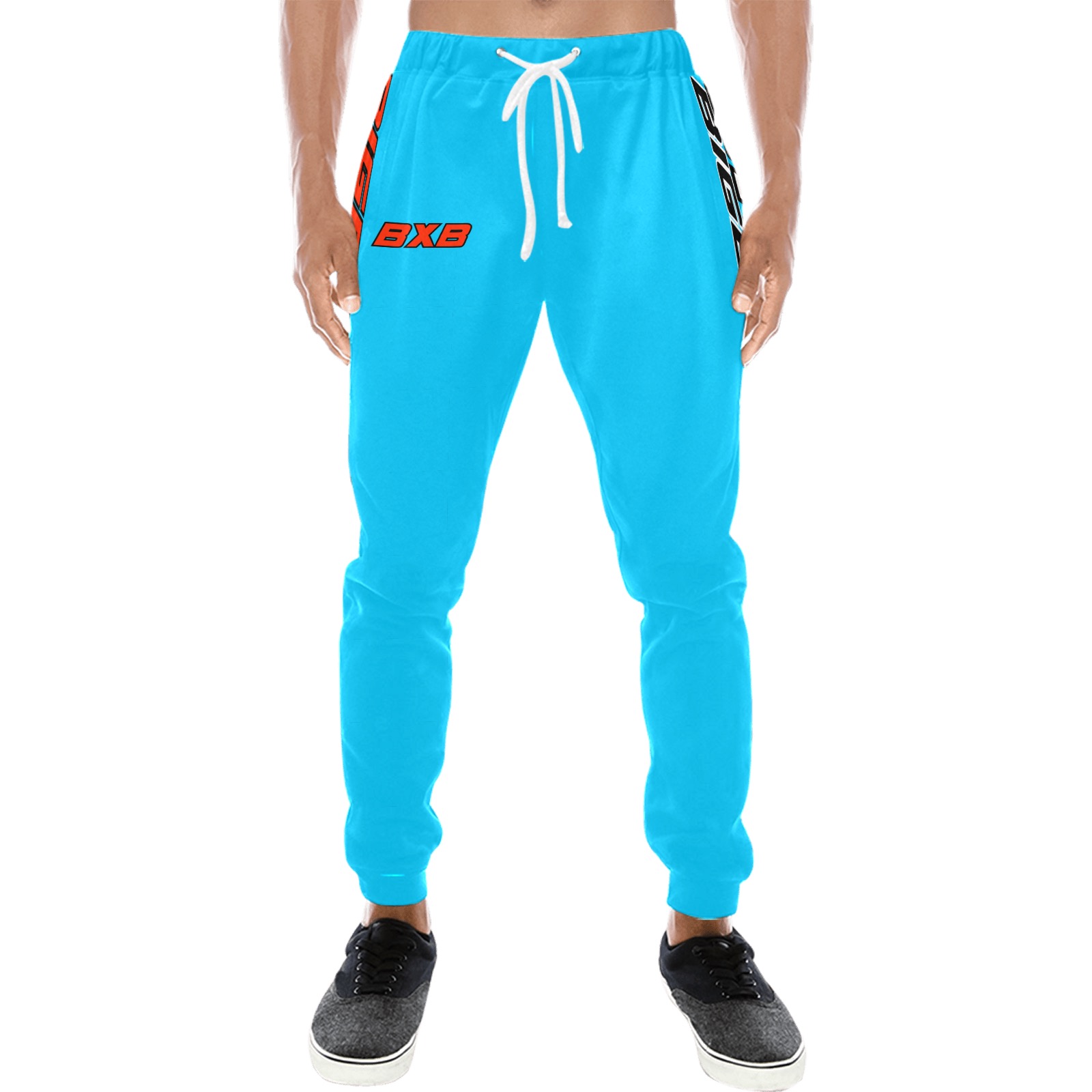 BXB SWEATS BLUE DEVIL Men's All Over Print Sweatpants (Model L11)
