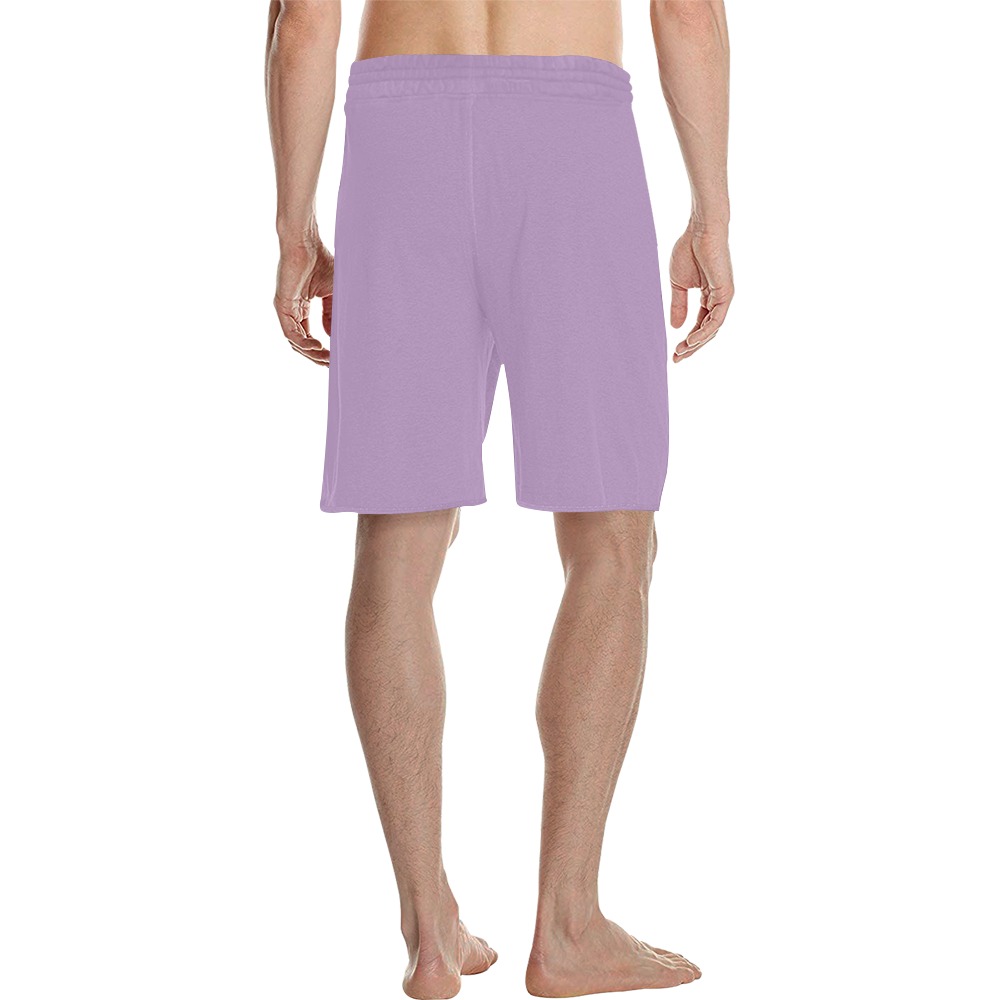 purple Men's All Over Print Casual Shorts (Model L23)