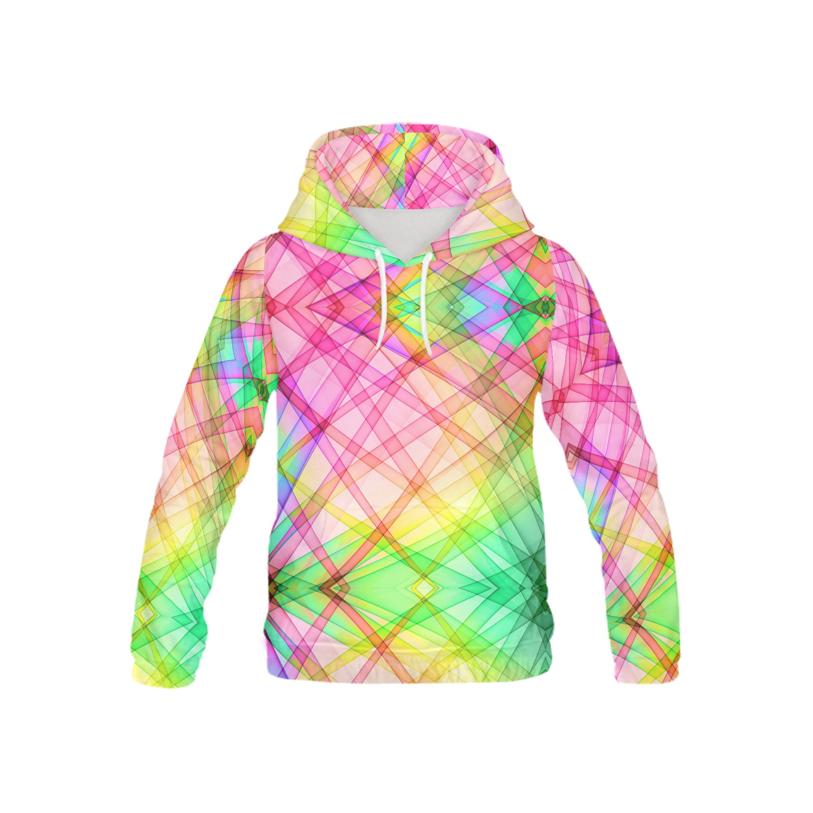 Colorful Geometric Hoodie.jpg All Over Print Hoodie for Kid (USA Size) (Model H13)