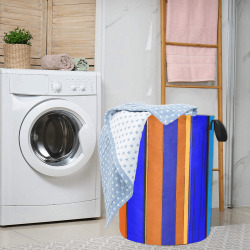 Abstract Blue And Orange 930 Laundry Bag (Large)