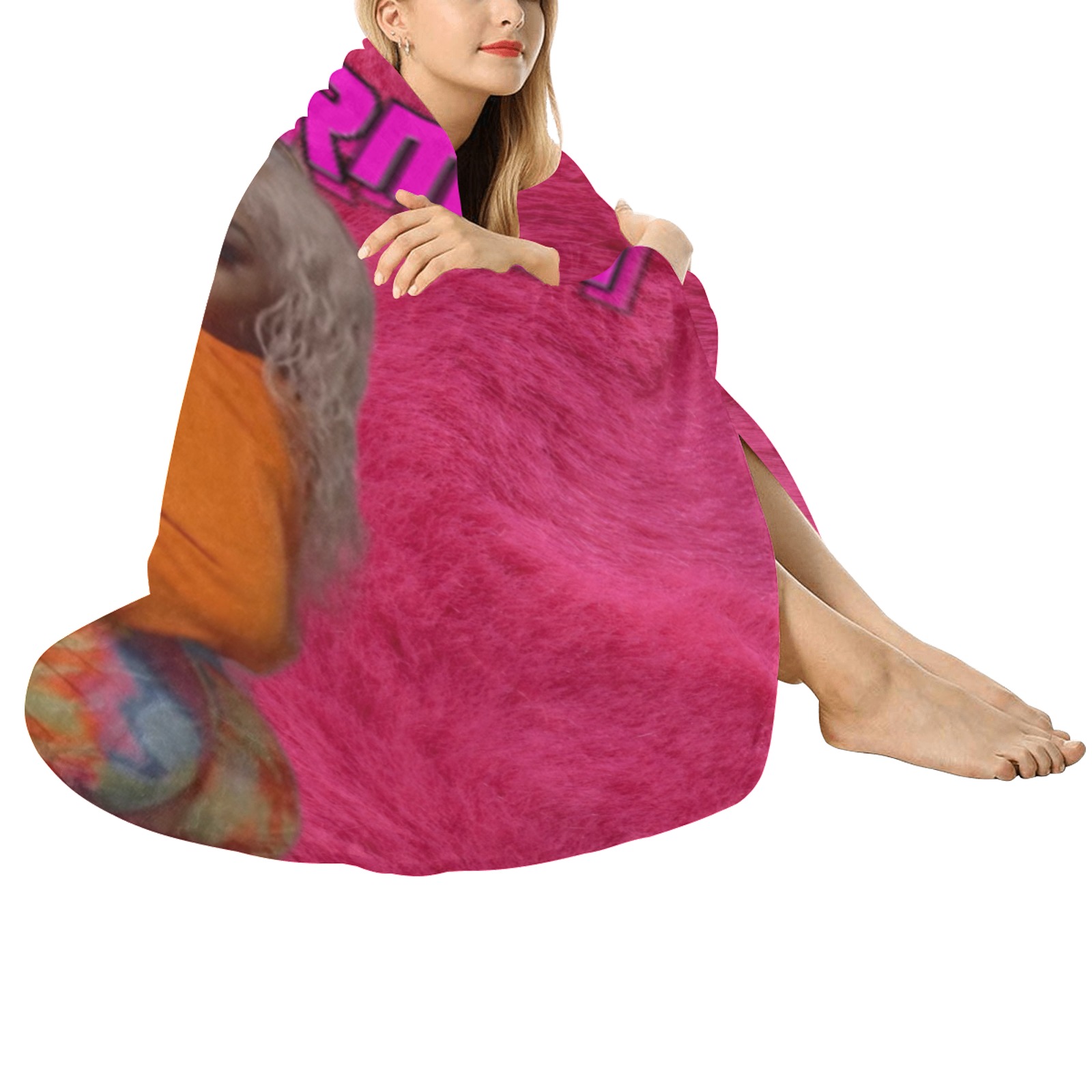 Karma Circle Blankets Circular Ultra-Soft Micro Fleece Blanket 60"