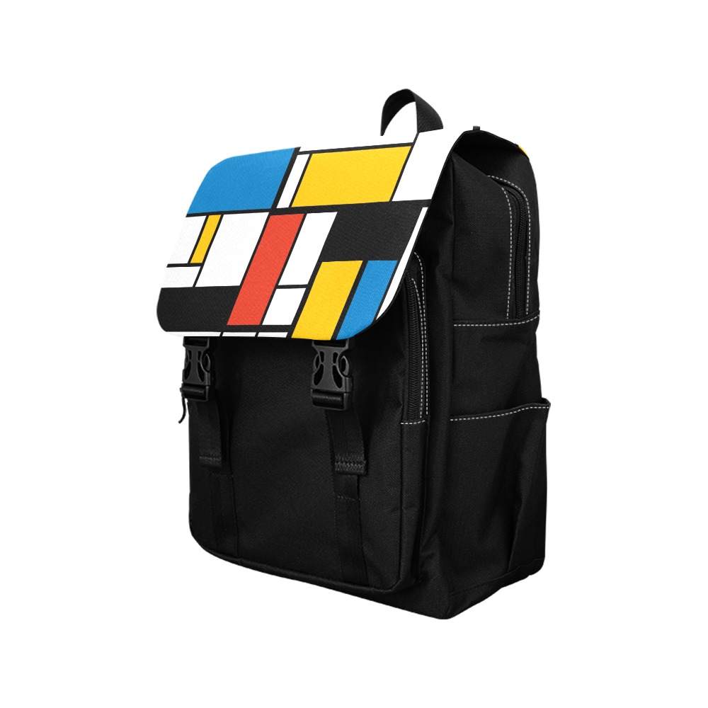 Mondrian De Stijl Modern Casual Shoulders Backpack (Model 1623)