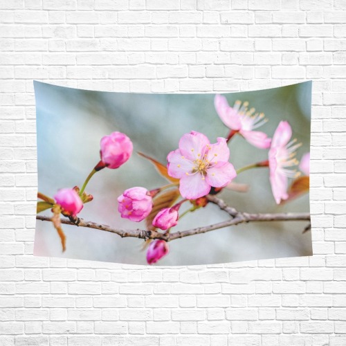 Charming sakura flowers. Japanese cherry blossom.