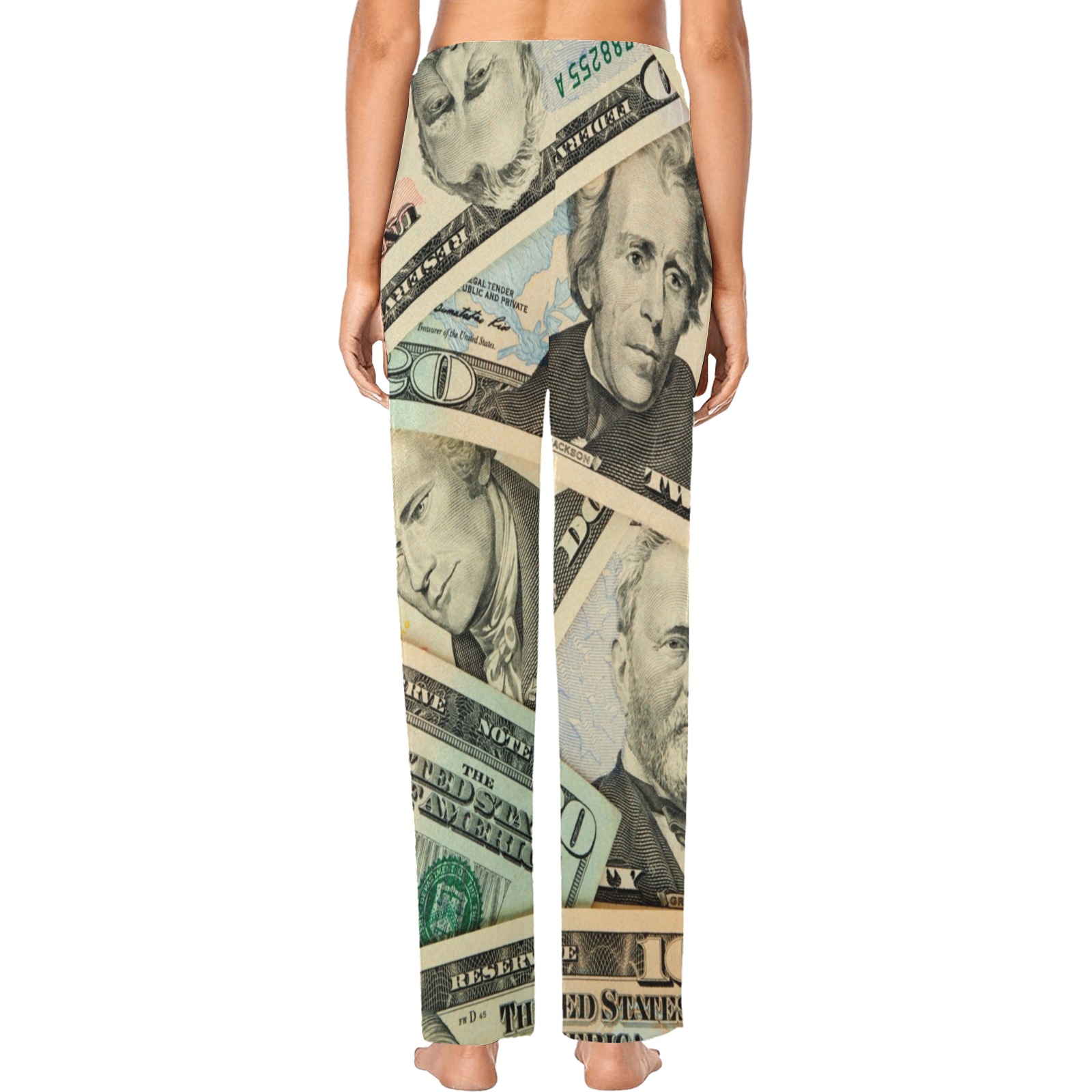 US PAPER CURRENCY Women's Pajama Trousers