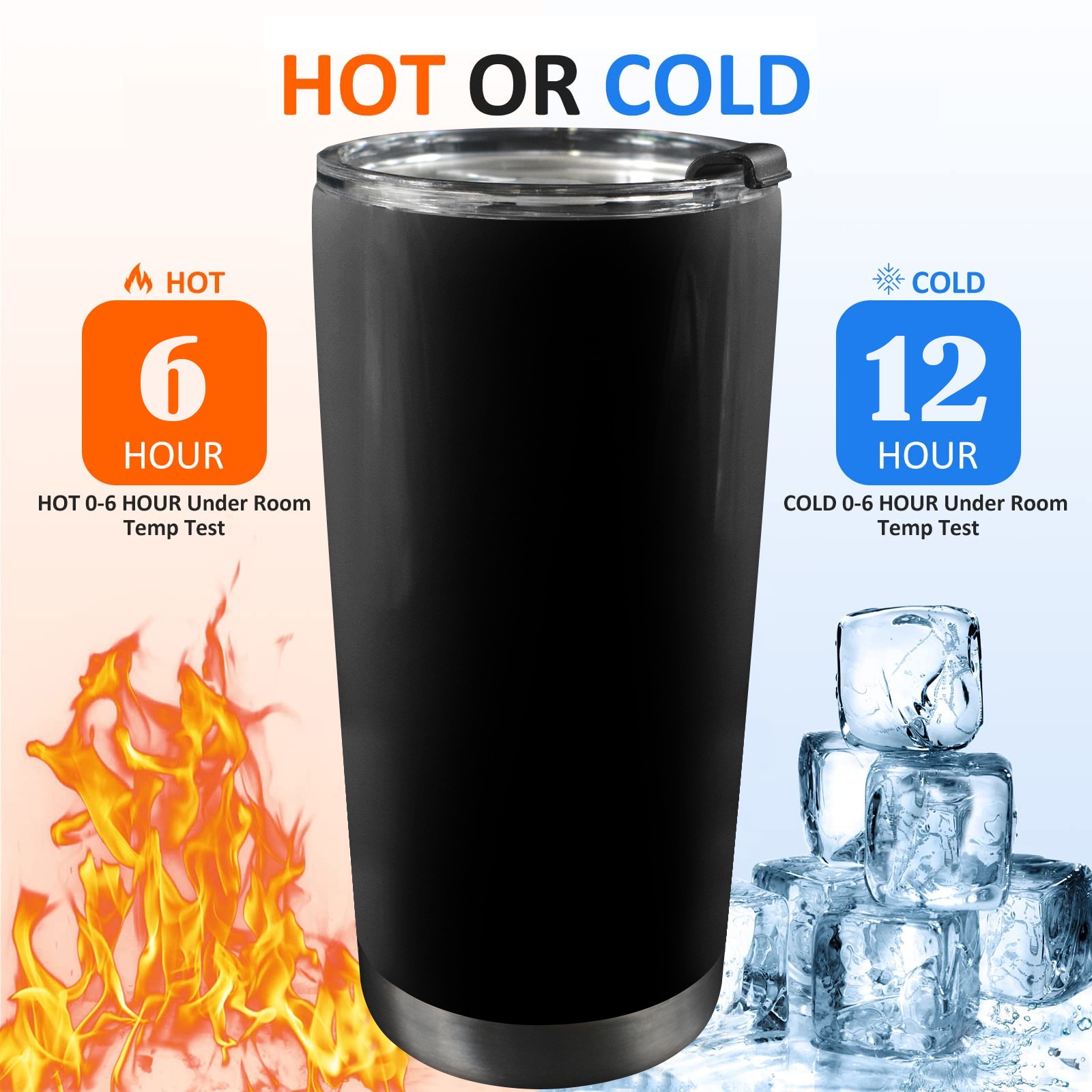 Snap Moments 20oz Mobile Tumbler with Lid (Black Lock)