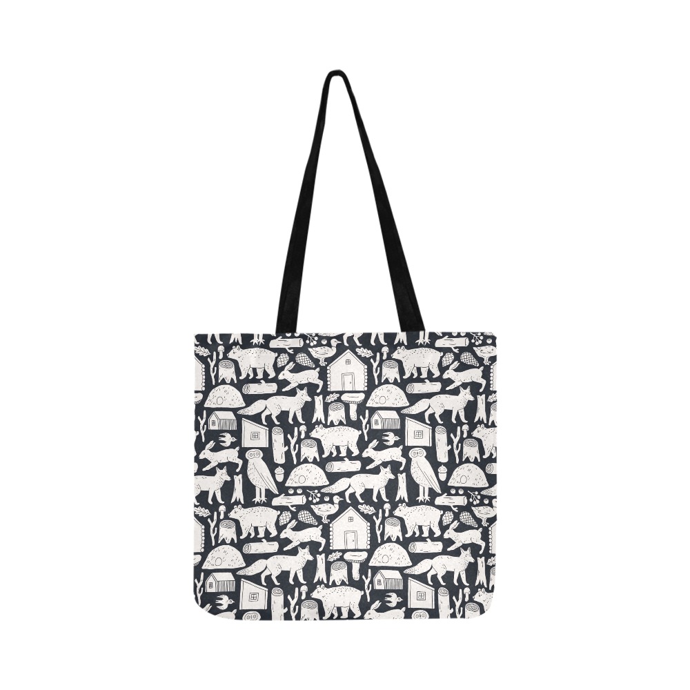 Cabin in the Wood Reusable Shopping Bag Model 1660 (Two sides)