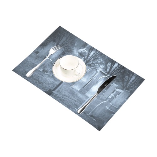 Haunted Cemetery Placemat 12’’ x 18’’ (Set of 2)
