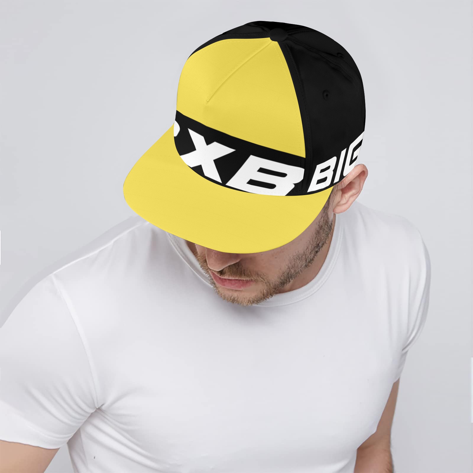 Big Boy Cap Yellow All Over Print Snapback Hat