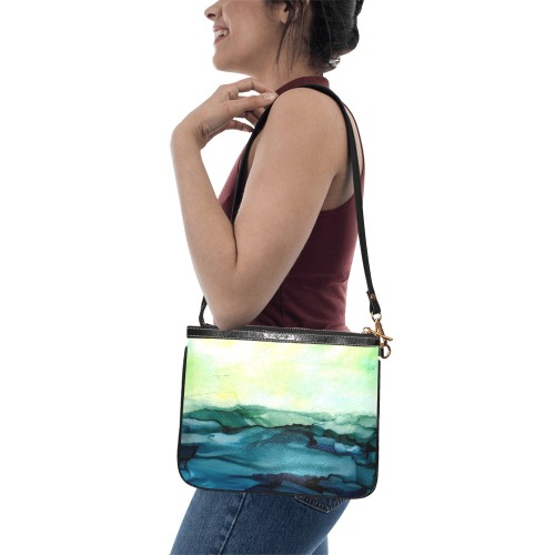 Beach Day 2016 Small Shoulder Bag (Model 1710)