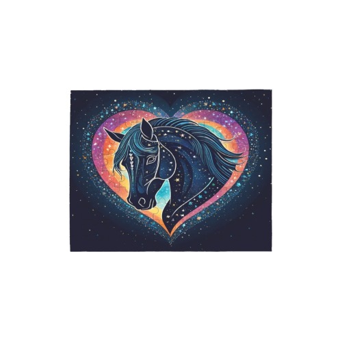 Neon Horse Heart