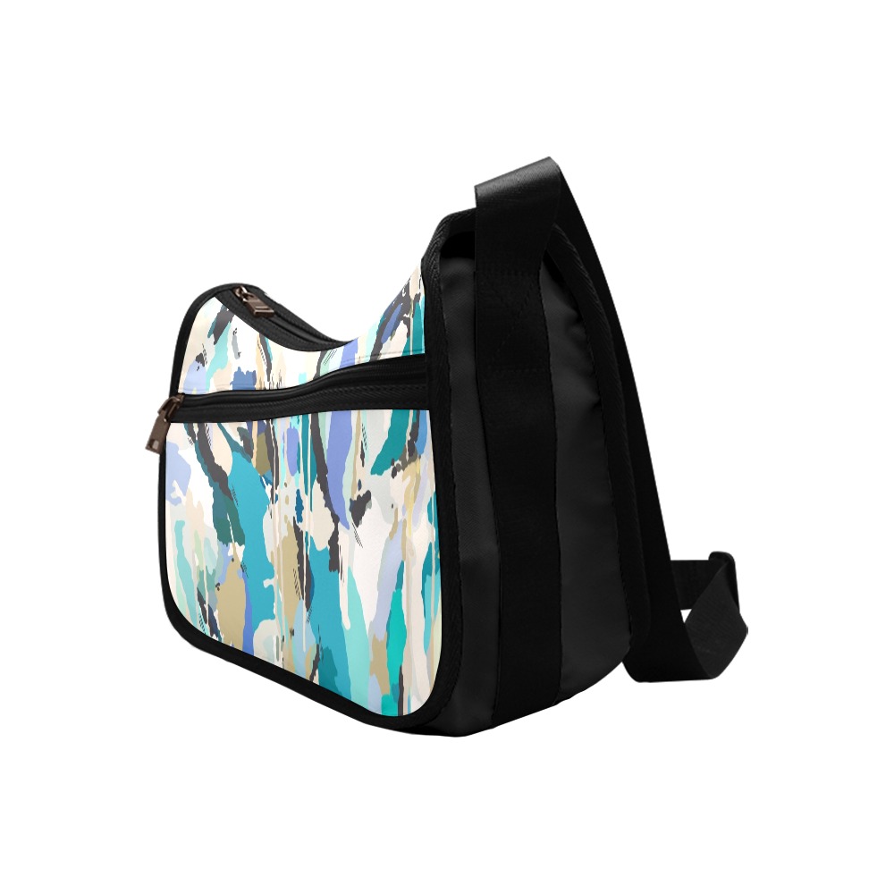 Modern abstract paint shapes-963 Crossbody Bags (Model 1616)