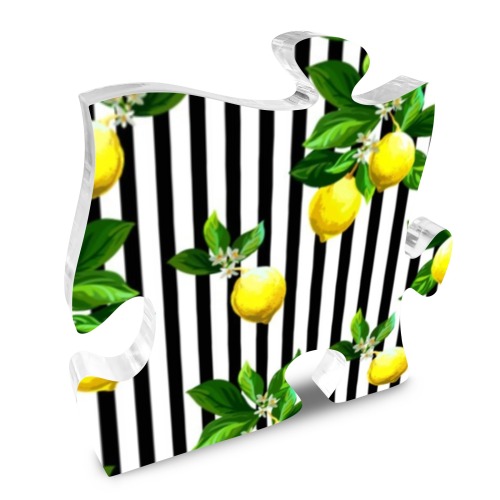 Seamless citrus vector pattern on striped background. .jpg