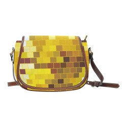 DISCO BALL 2 Saddle Bag/Small (Model 1649) Full Customization