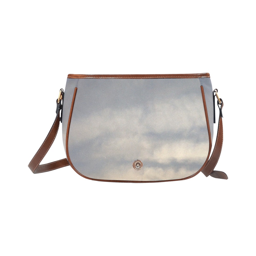Rippled Cloud Collection Saddle Bag/Small (Model 1649) Full Customization