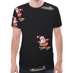 SantaSkate New All Over Print T-shirt for Men (Model T45)