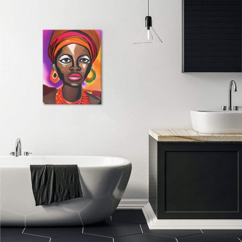AFRICAN QUEEN 1 Upgraded Canvas Print 11"x14"