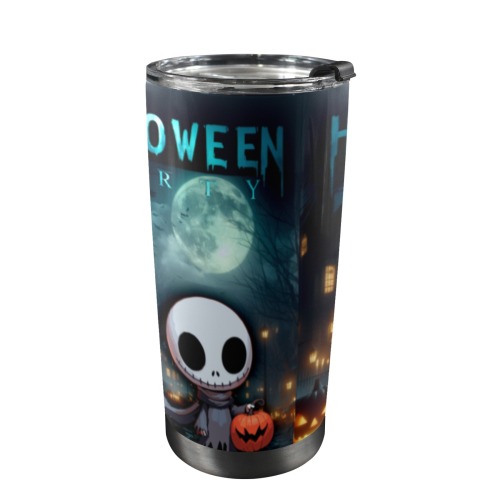 Happy Hello Ween 20oz Mobile Tumbler with Lid (Black Lock)