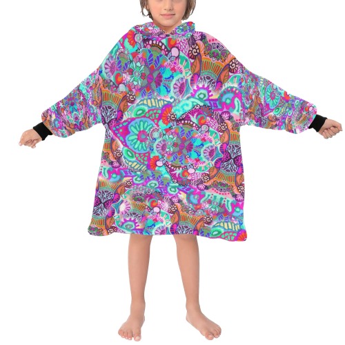 farandole 2 Blanket Hoodie for Kids