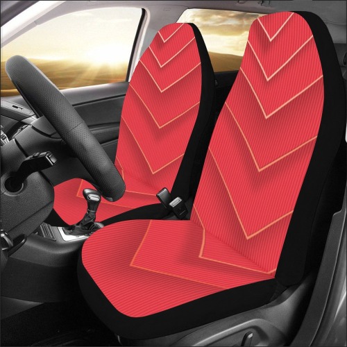 Red Layers Car Seat Covers (Set of 2)