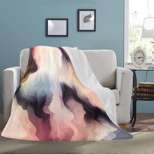 Digital liquid painting 23 Ultra-Soft Micro Fleece Blanket 54''x70''