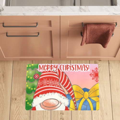 christmas gnome Kitchen Mat 28"x17"