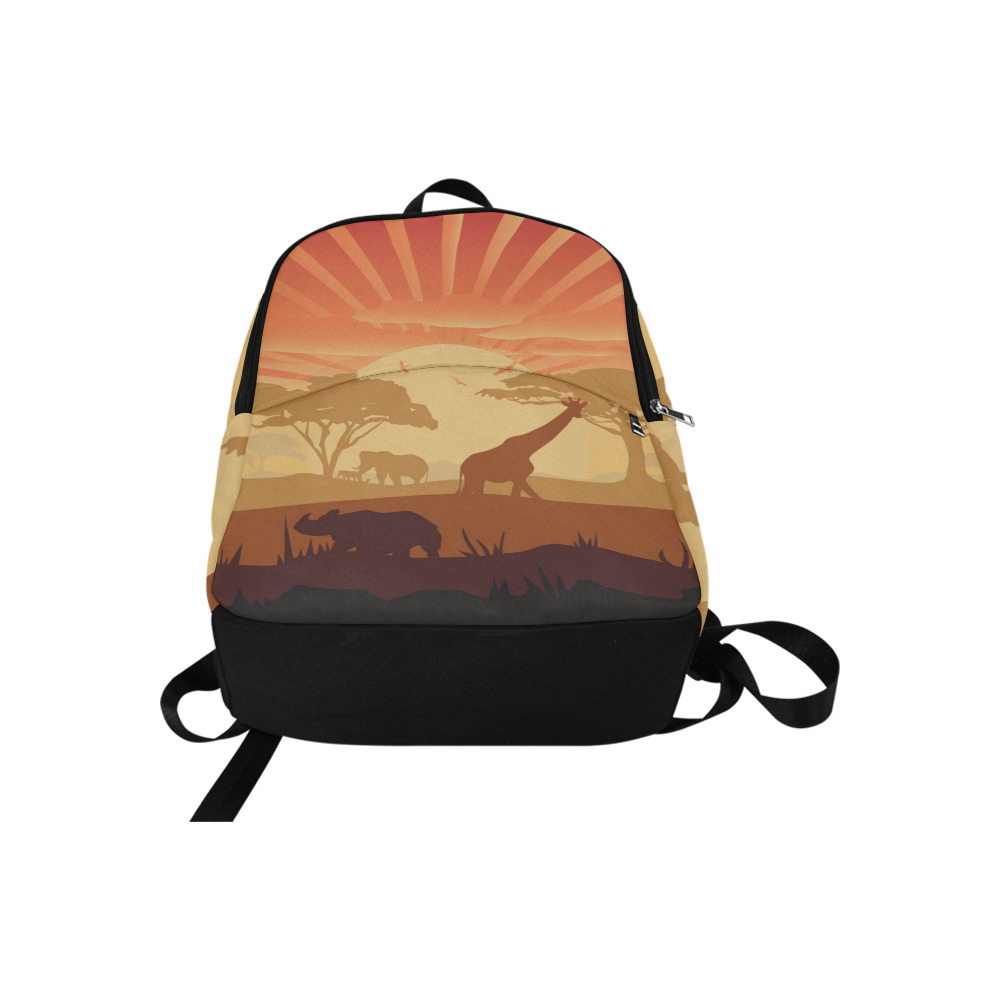 In The Safari Fabric Backpack for Adult (Model 1659)