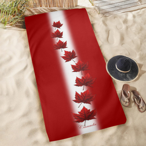 Canada Maple Leaf Beach Towel 31"x71"(NEW)